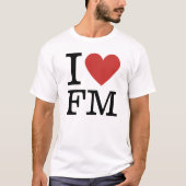 I ❤️ Love FM - Faciliteitenbeheer T-shirt (Voorkant)