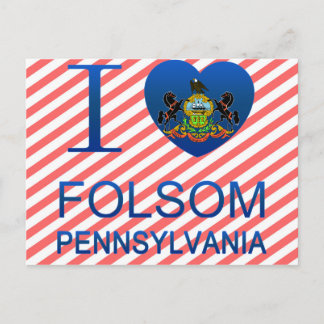 I Love Folsom, PA Briefkaart