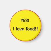 I love food magneet (Voorkant)