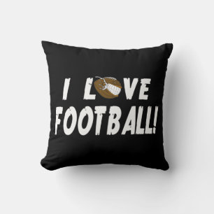 I Love Football for Men Football Sport Gift Kussen