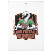 I love football klembord (Achterkant)