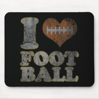 I Love Football Mannen Women Kinderen Muismat