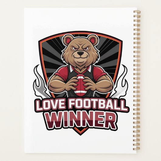 I love football planner (Achterkant)