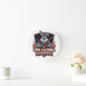 I love football  ronde klok (Huis)