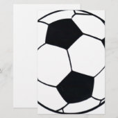 I Love Football (Voetbal) Hart van het Spel: I Lov Briefpapier (Voorkant / Achterkant)
