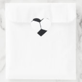 I Love Football (Voetbal) Hart van het Spel: I Lov Hart Sticker (Tas)