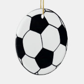 I Love Football (Voetbal) Hart van het Spel: I Lov Keramisch Ornament (Rechts)