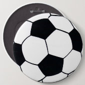 I Love Football (Voetbal) Hart van het Spel: I Lov Ronde Button 6,0 Cm (Voorkant /achterkant)