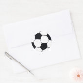 I Love Football (Voetbal) Hart van het Spel: I Lov Ronde Sticker (Envelop)