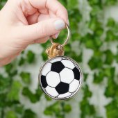 I Love Football (Voetbal) Hart van het Spel: I Lov Sleutelhanger (Hand)