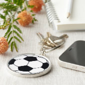 I Love Football (Voetbal) Hart van het Spel: I Lov Sleutelhanger (Zijkant)