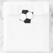 I Love Football (Voetbal) Hart van het Spel: I Lov Vierkante Sticker (Tas)
