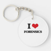 i LOVE fORENSICS Sleutelhanger (Voorkant)