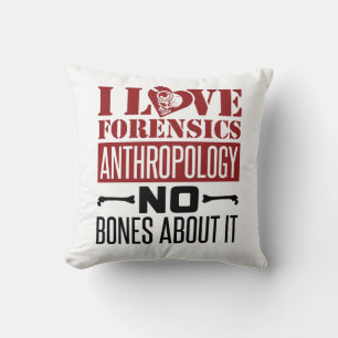I Love Forensiics Antropology Antropoloog Kussen