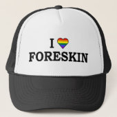 I Love Foreskin Trucker Pet (Voorkant)