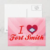 I Love Fort Smith, Arkansas Briefkaart (Voorkant / Achterkant)