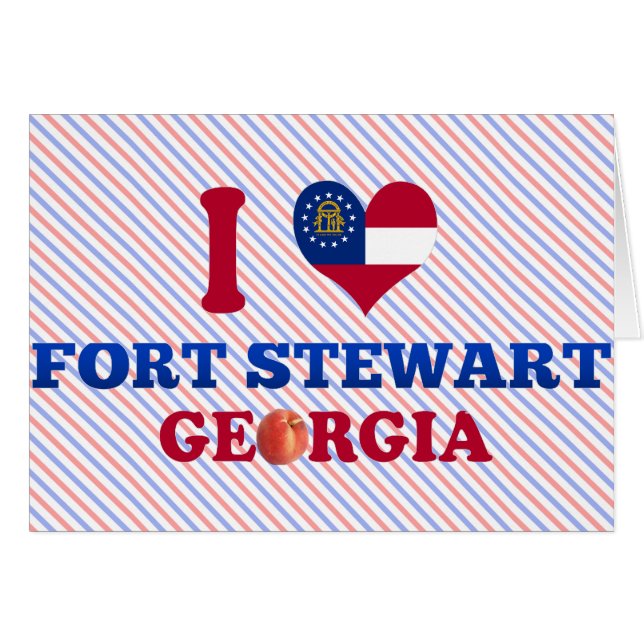 I Love Fort Stewart, Georgia (Voorkant Horizontaal)