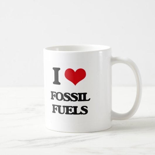 i LOVE fOSSIL fUELS Koffiemok (Rechts)