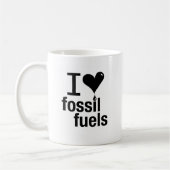 I Love Fossil Fuels Mok (Links)