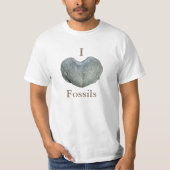 I Love Fossils T-shirt (Voorkant)