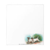 I Love Fox Terriers" Notitieblok (Voorkant)