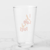 I Love Foxes Glas (Achterkant)