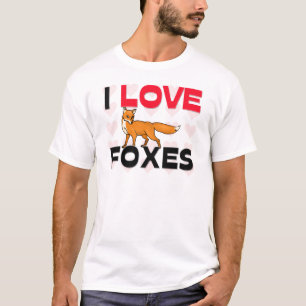 I Love Foxes T-shirt