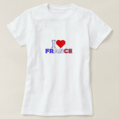 I Love France T-shirt (Design voorkant)
