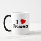 I Love Francesca Magische Mok (Links)