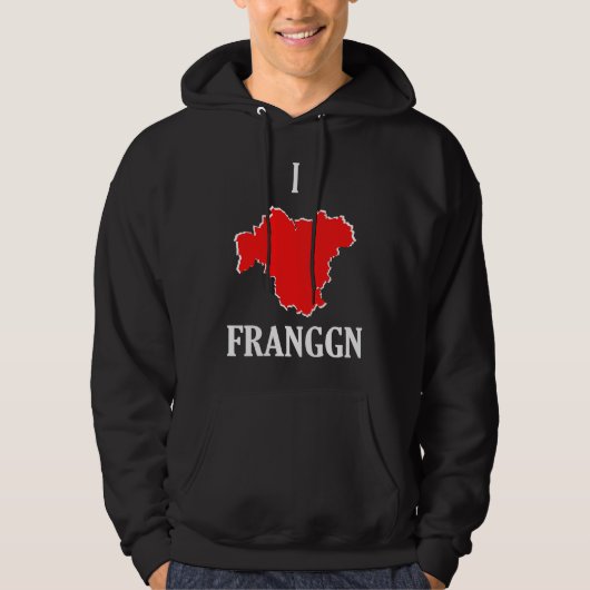 I Love Franggn Proud Franks Card  Home Hoodie (Voorkant)