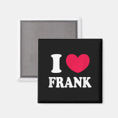 I Love Frank Magneet (Voorkant / Achterkant)