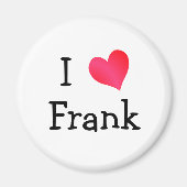 I Love Frank Magneet (Voorkant)