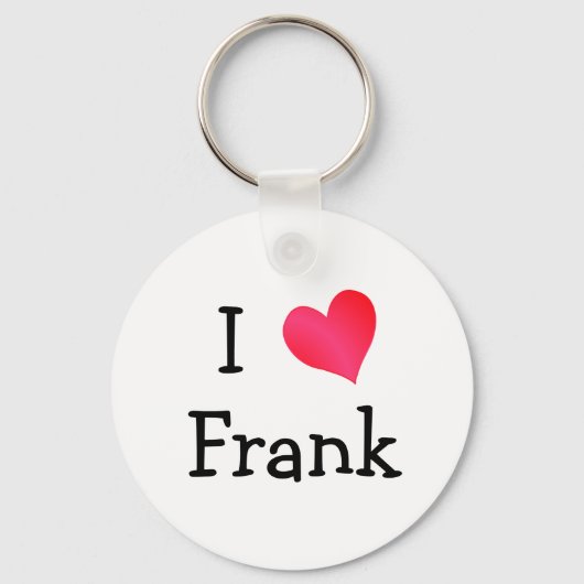 I Love Frank Sleutelhanger (Voorkant)