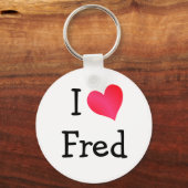 I Love Fred Sleutelhanger (Voorkant)