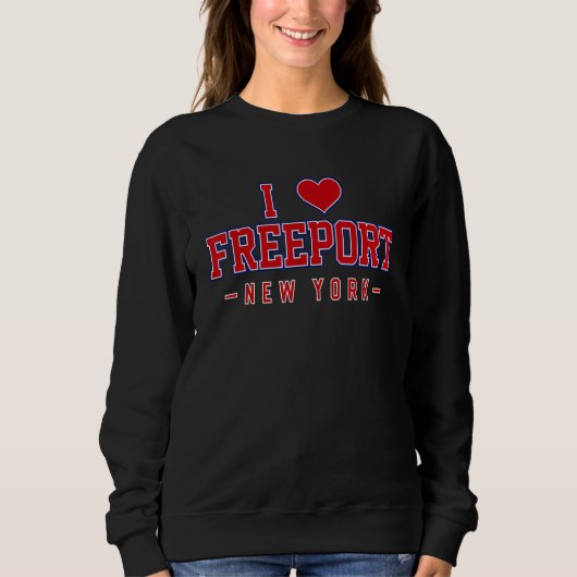 I Love Freeport New York Trui (Voorkant)