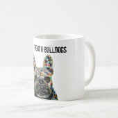 I Love French Bulldogs Mok (Voorkant rechts)