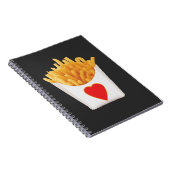 I Love French Fries Notitieboek (Rechterzijde)