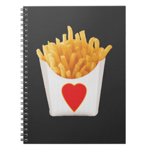 I Love French Fries Notitieboek