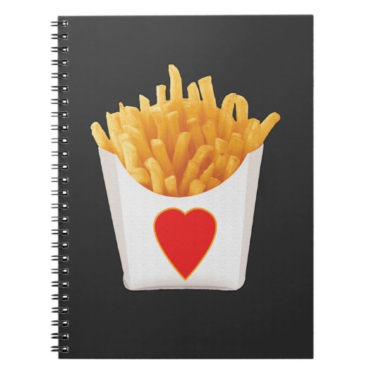 I Love French Fries Notitieboek (Voorkant)