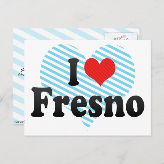 I Love Fresno Briefkaart