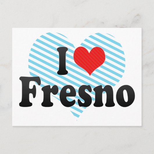 I Love Fresno Briefkaart (Voorkant)