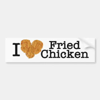 I Love Fried Chicken Bumpersticker