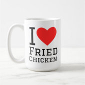 I love fried chicken koffiemok (Links)