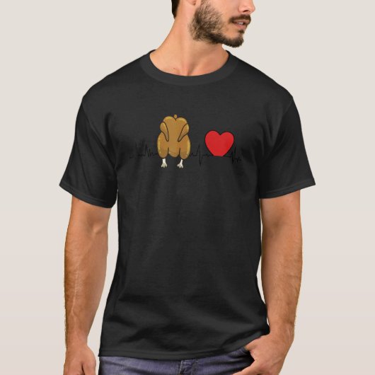 I Love Fried Chicken T-shirt (Voorkant)