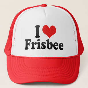 I Love Frisbee Trucker Pet