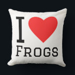 I love frogs kussen<br><div class="desc">I love frogs ,  for animal kingdom</div>