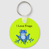 I Love Frogs Sleutelhanger (Voorkant)