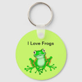 I Love Frogs Sleutelhanger (Voorkant)