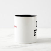 I Love FRY Coffee Mok (White/Black) (Center)