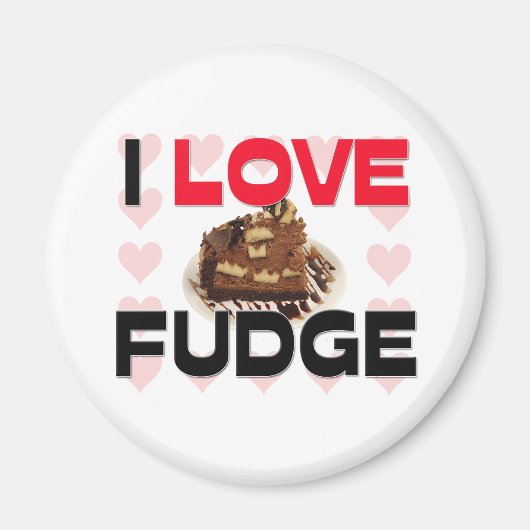 I Love Fudge Magneet (Voorkant)